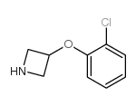 3-(2-氯苯氧基)氮杂丁烷结构式