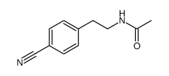 Acetamide, N-[2-(4-cyanophenyl)ethyl]结构式