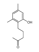 5-(2-hydroxy-4,6-dimethylphenyl)pentan-2-one结构式