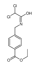 ethyl 4-[[(2,2-dichloroacetyl)amino]methyl]benzoate结构式