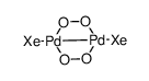 Pd2(η2-O2)2(Xe)2 Structure