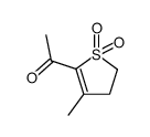 2-acetyl-3-methyl-2-sulfolene结构式