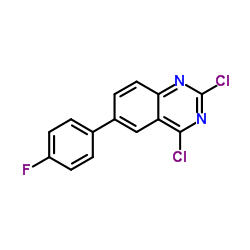2,4-Dichloro-6-(4-fluorophenyl)quinazoline Structure