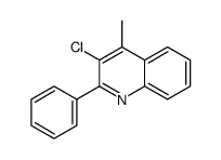 3-chloro-4-methyl-2-phenylquinoline结构式