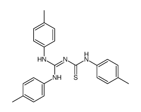 1-[bis(4-methylanilino)methylidene]-3-(4-methylphenyl)thiourea结构式