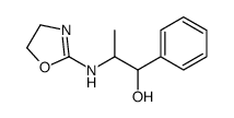 2-(4,5-dihydro-1,3-oxazol-2-ylamino)-1-phenylpropan-1-ol Structure