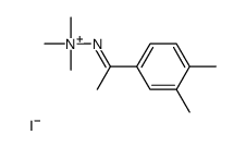 [(E)-1-(3,4-dimethylphenyl)ethylideneamino]-trimethylazanium,iodide Structure