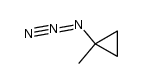 1-Azido-1-methylcyclopropan Structure