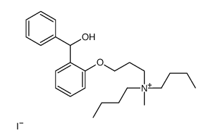 dibutyl-[3-[2-[hydroxy(phenyl)methyl]phenoxy]propyl]-methylazanium,iodide Structure