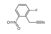 6-fluoro-2-nitrophenylacetonotrile Structure