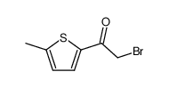 2-BROMO-1-(5-METHYLTHIOPHEN-2-YL)ETHANONE结构式