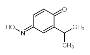 2,5-Cyclohexadiene-1,4-dione,2-(1-methylethyl)-,4-oxime(9CI) Structure