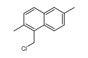 1-chloromethyl-2,6-dimethyl-naphthalene结构式