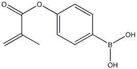 甲基丙烯酸4-硼酸苯酚酯结构式