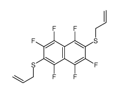 1,2,4,5,6,8-hexafluoro-3,7-bis(prop-2-enylsulfanyl)naphthalene结构式