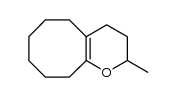 10-Methyl-9-oxabicyclo[6.4.0]dodecan-1(8)-en Structure