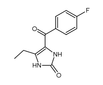 4-ethyl-5-(4-fluorobenzoyl)-1H-imidazol-2(3H)-one Structure