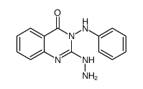 3-anilino-2-hydrazinylquinazolin-4-one Structure