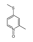 2-methyl-4-methylsulfanyl-1-oxidopyridin-1-ium Structure