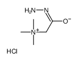 2-Hydrazino-N,N,N-trimethyl-2-oxoethanaminium chloride Structure