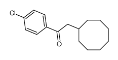 1-(4-chlorophenyl)-2-cyclooctylethanone结构式