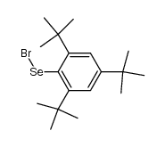 2,4,6-Tri-tert-butylbenzeneselenenyl bromide Structure