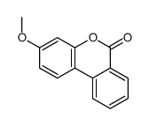 3-methoxy-6H-benzo[c]chromen-6-one结构式