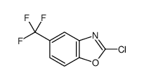 2-氯-5-(三氟甲基)苯并[d]噁唑结构式