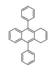 9,10-diphenyl-1,4-dihydro-anthracene Structure