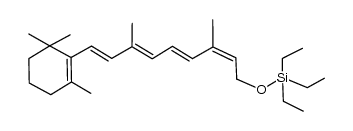 triethylsilyl ether of 13-cis-retinol结构式