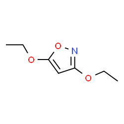 Isoxazole, 3,5-diethoxy- (9CI) Structure