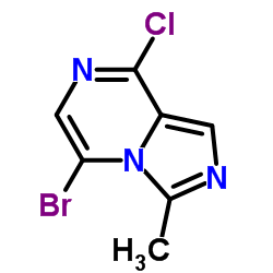 5-Bromo-8-chloro-3-methylimidazo[1,5-a]pyrazine结构式