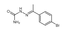 4'-bromoacetophenone semicarbazone结构式