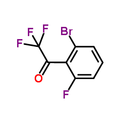 1-(2-Bromo-6-fluorophenyl)-2,2,2-trifluoroethanone structure