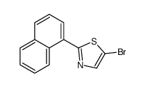 5-bromo-2-naphthalen-1-yl-1,3-thiazole结构式