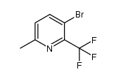 3-Bromo-6-methyl-2-(trifluoromethyl)pyridine structure