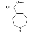 1H-Azepine-4-carboxylic acid, hexahydro-, methyl ester structure