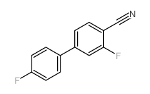 3,4'-DIFLUORO-[1,1'-BIPHENYL]-4-CARBONITRILE Structure