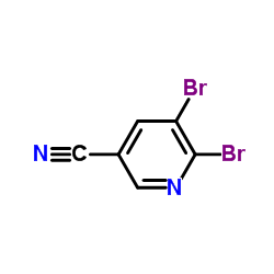 5,6-二溴烟腈结构式