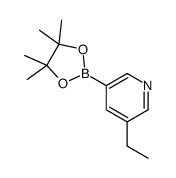 5-Ethylpyridine-3-boronic acid pinacol ester结构式
