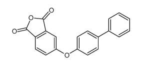 5-(4-phenylphenoxy)-2-benzofuran-1,3-dione结构式