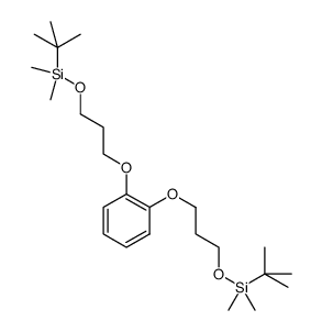 1,2-bis(3-((tert-butyldimethylsilyl)oxy)propoxy)benzene Structure