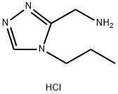 [(4-propyl-4H-1,2,4-triazol-3-yl)methyl]amine dihydrochloride structure