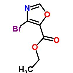 Ethyl 4-bromooxazole-5-carboxylate structure