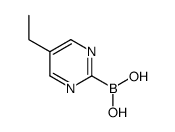 (5-ethylpyrimidin-2-yl)boronic acid结构式