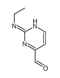 2-(ethylamino)pyrimidine-4-carbaldehyde结构式