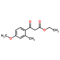 Ethyl 3-(4-methoxy-2-methylphenyl)-3-oxopropanoate Structure
