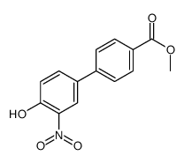 methyl 4-(4-hydroxy-3-nitrophenyl)benzoate Structure