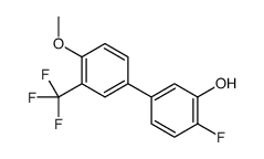 2-fluoro-5-[4-methoxy-3-(trifluoromethyl)phenyl]phenol结构式