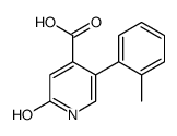 5-(2-methylphenyl)-2-oxo-1H-pyridine-4-carboxylic acid结构式